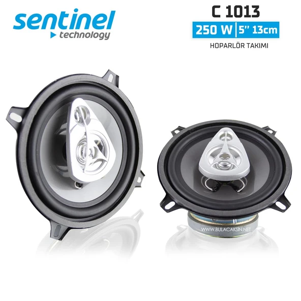Sentinel Araç Hoparlörü 13CM 5inç 4 OHM 250 Watt 2 ADET - 1