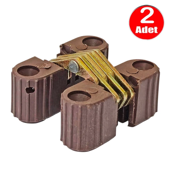 Aletçantam Küçük Kırma Menteşe Akordiyon Katlanır Gizli Masa Menteşesi -2 Adet ürün görseli