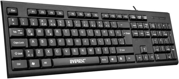 EVEREST KB-871U KABLOLU STANDART OFİS KLAVYESİ