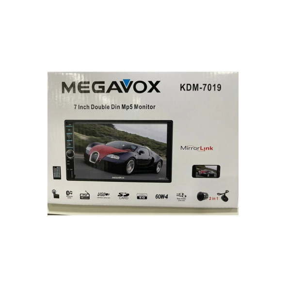 MEGAVOX  Kdm-7019 7'' Hd Ekran Usb Sd Bluetooth Mirrorl Mp5