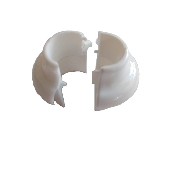 Doğalgaz ocak flex hortumu rozeti mermer üstü delik tapa yüzük beyaz - 4