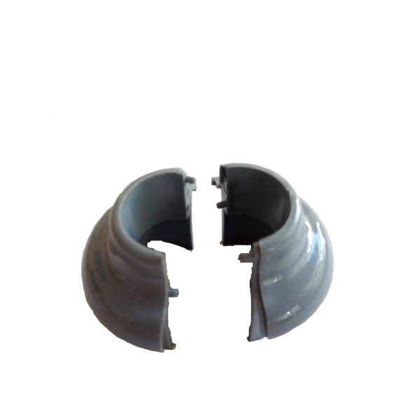 Doğalgaz ocak flex hortumu rozeti mermer üstü delik tapa yüzük gri - 4