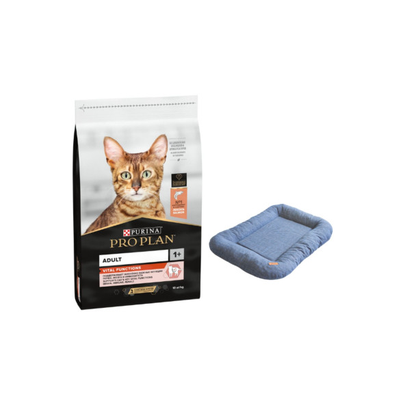 Pro Plan Somonlu ve Pirinçli Yetişkin Kedi Maması 10 Kg + Lepus Air Cushion Yatak
