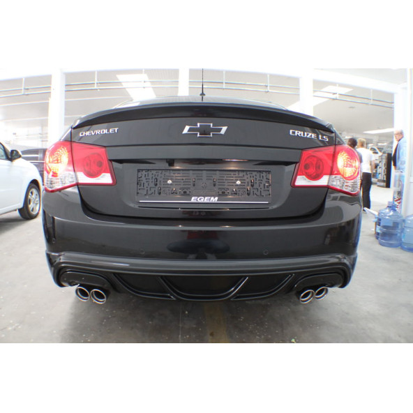 chevrolet cruze arka tampon eki - fiber - boyasızx