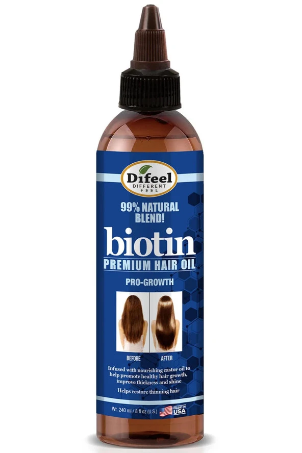 Difeel Biotin İnce ve Yavaş Uzayan Saçlara Özel Saç Bakım Yağı 237ML