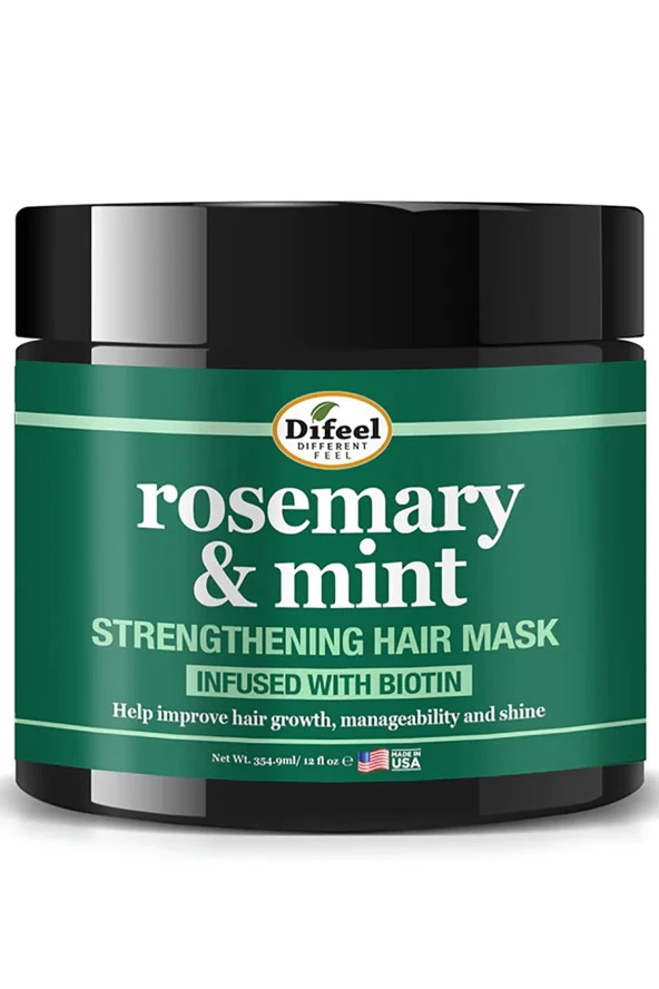 Difeel Rosemary & Mint Güçlendirici Saç Maskesi 340GR