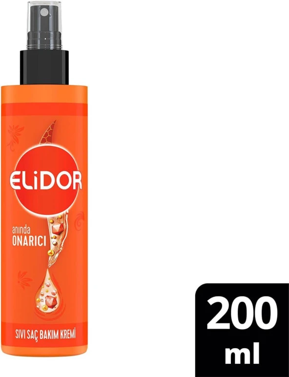 Elidor Sıvı Saç Kremi Anında Onarıcı Saç Bakım Spreyi 200 Ml