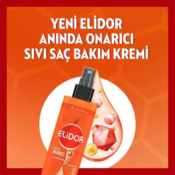 Elidor Sıvı Saç Kremi Anında Onarıcı Saç Bakım Spreyi 200 Ml - 3