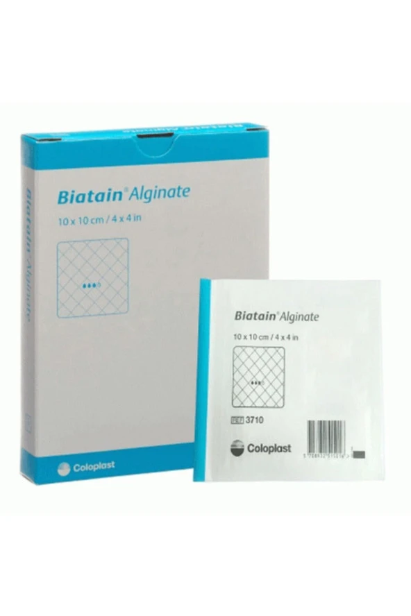 Coloplast 3710 Biatain Alginate 10cmx10cm Yara Örtüsü