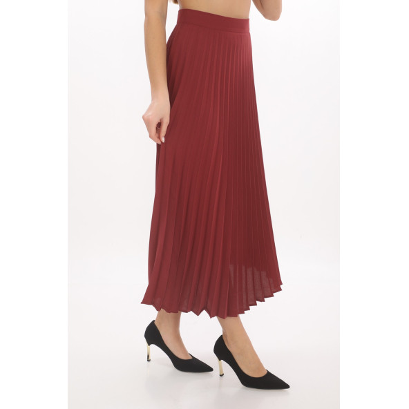 SORALLİNE KADIN PLİSOLEY ETEK 781 TARÇIN - 2