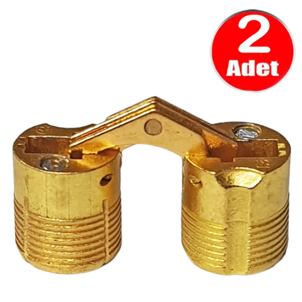 Aletçantam Gizli Masa Menteşesi 14mm Metal Kırma Katlanır Menteşe - 2 Adet