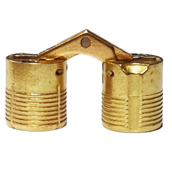 Aletçantam Gizli Masa Menteşesi 14mm Metal Kırma Katlanır Menteşe - 2 Adet - 2