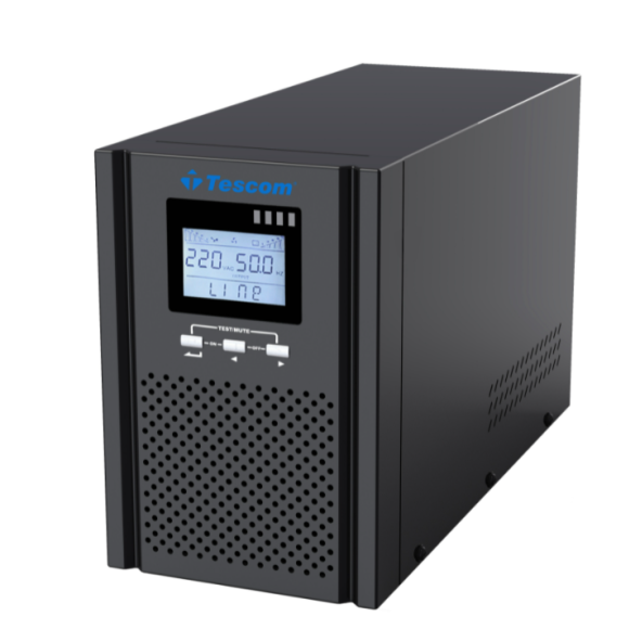 TESCOM TEOS+ Online 1KVA 4/8 dk (2x12v 7AH Akü) UPS