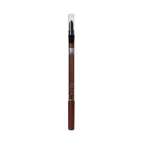 Cecile All Day Performance Eyeliner 12 Kızıl Kahve