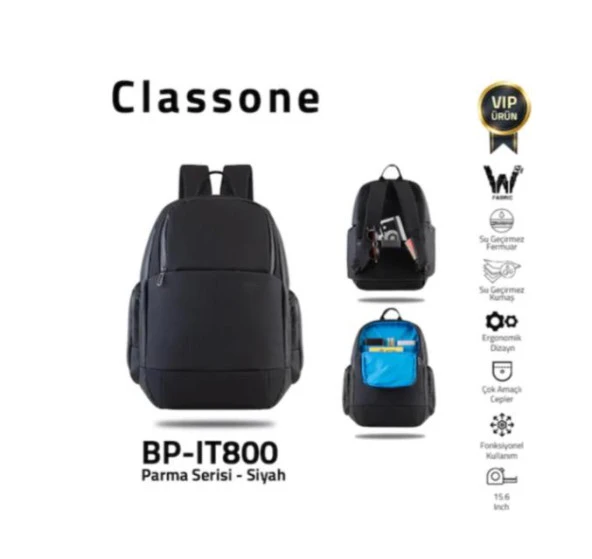 Classone Bp-It800 Parma 15.6" Laptop - Notebook Sırt Çantası