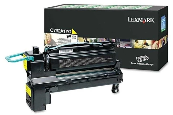 HPZR Lexmark C792-C792A1YG Sarı Orjinal Toner