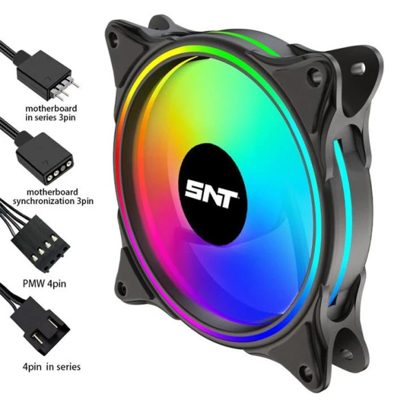 SNT Energy SGQ-A-5VARGB 120 Mm. Argb Yüksek Performans Düşük Gürültü Kasa Fanı - 8