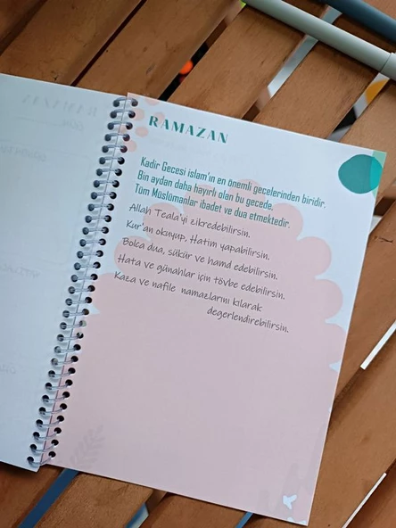 RAMAZAN PLANLAYICISI, RAMAZAN AJANDASI 30 GÜN - 5