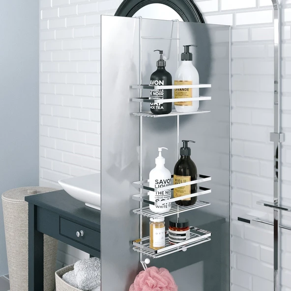 EKSTRA GÜÇLÜ ÖZEL KROM KAPLAMA DUŞAKABİN RAFI LM580