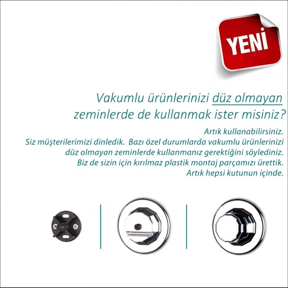 TEKNOTEL VAKUMLU TUVALET KAĞITLIK KROM DM271 - 12