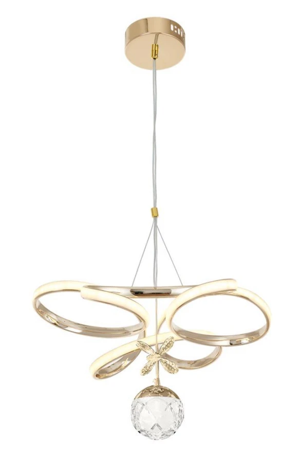 Eray Aydınlatma 2578-40 SR Led Gold Avize - 2