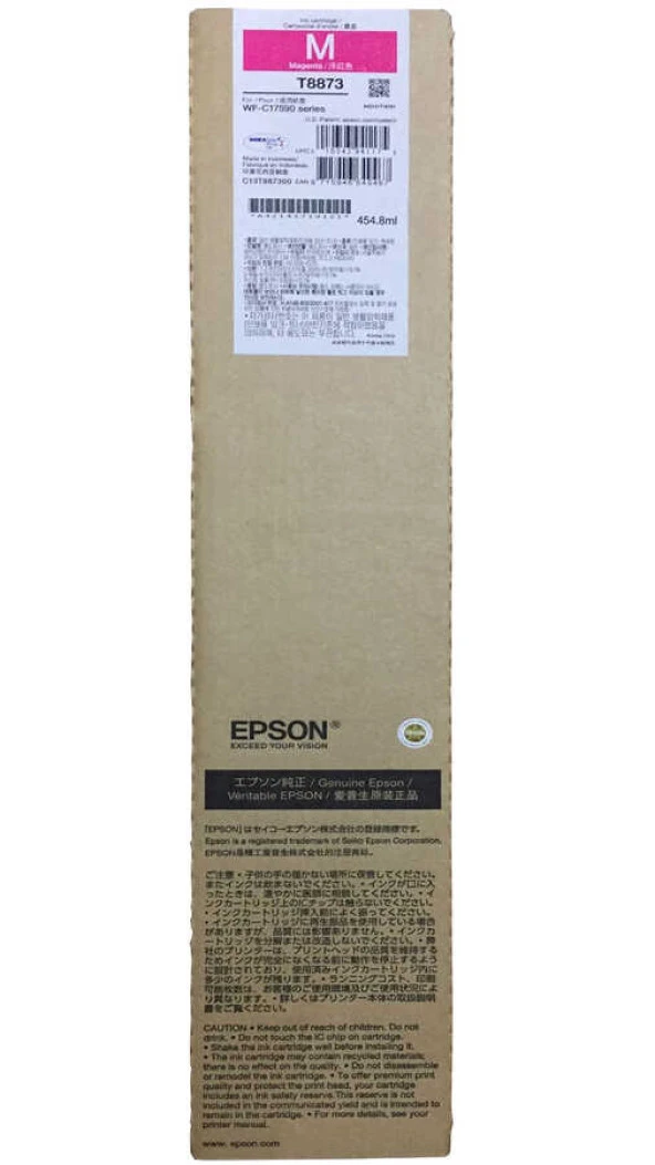 HPZR Epson WF-C17590 T8873 Kırmızı Orjinal Kartuş