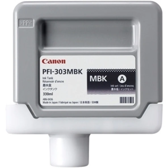 HPZR Canon PFI-303MBK Mat Siyah Orjinal Kartuş