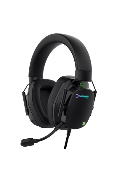 Gamepower Kai Titanium Siyah 7.1 Surround Hi-Fi Manyetik Pad Rgb Gaming Kulaklık (2x Pad Hediyeli)
