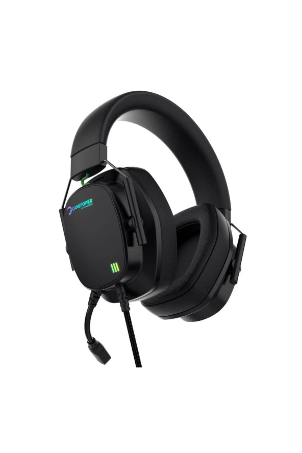 Kai Titanium Siyah 7.1 Surround Hi-fi Manyetik Pad Rgb Gaming Kulaklık