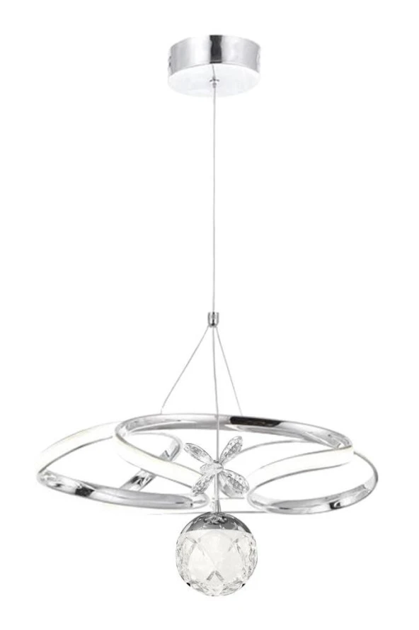 Eray Aydınlatma 2578-40 Krom Led Avize - 2
