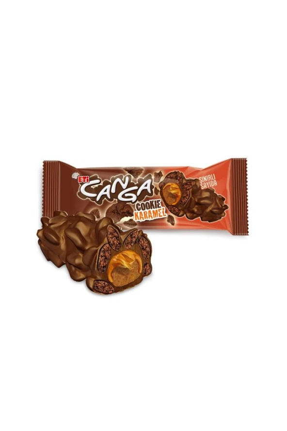 Canga Cookie Karamel 45 g X 24 Adet - 3