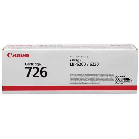 HPZR Canon CRG-726 Orjinal Toner