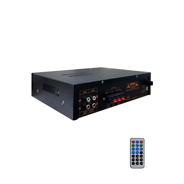 Hepa Merz LV-200 100V Trafolu ve 4-16 Ohm Mixer Amfi 200W Anfi Bluetooth Usb - 3