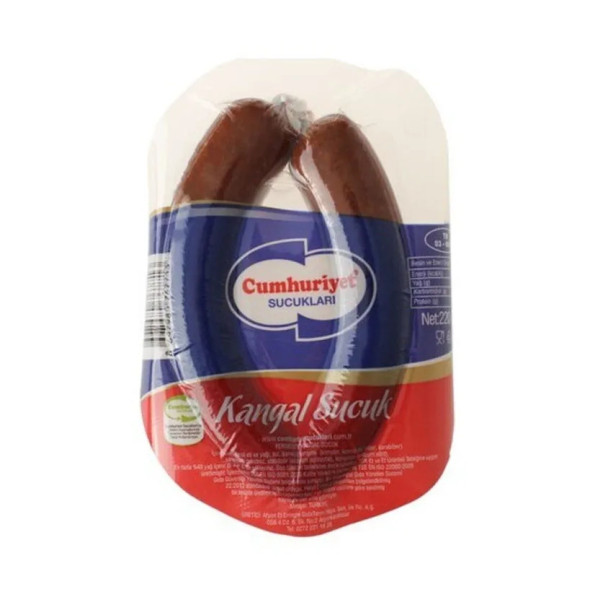 CUMHURİYET SUCUKLARI Cumhuriyet Fermente Kangal Sucuk 220  Gr