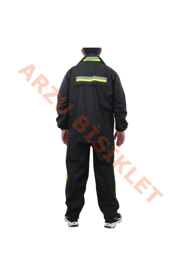 ARZU / MONERO Yağmurluk Alt Üst Takım Pvc Xl Beden Swan - Resim 2