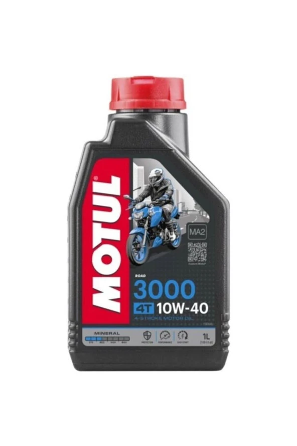 MOTUL 3000 10W40 4T Mineral Motosiklet Motor Yağı Yeni Üretim