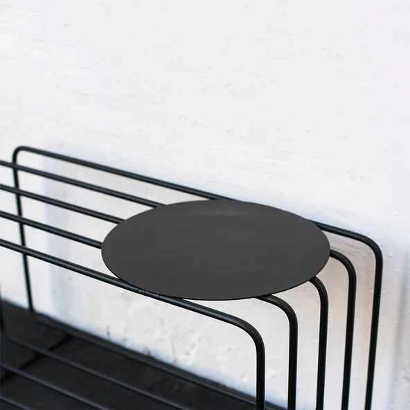 Oturaklı Ayakkabılık Metal Ayakkabılık Kapı Önü Ayakkabılık - 7