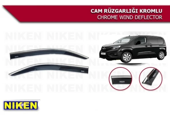 COMBO E ARACA ÖZEL ÖN İKİLİ 2 Lİ NİKEN KROMLU CAM RÜZGARLIĞI 2021 2022 2023 2024 2025