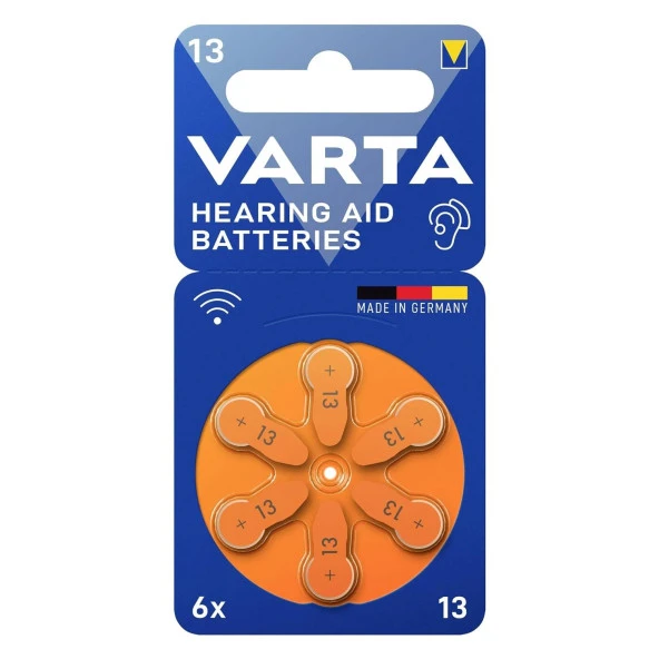 Varta 13 Numara İşitme Cihazı Pili 6'lı Blister 10 Adet(60 Adet) - 2