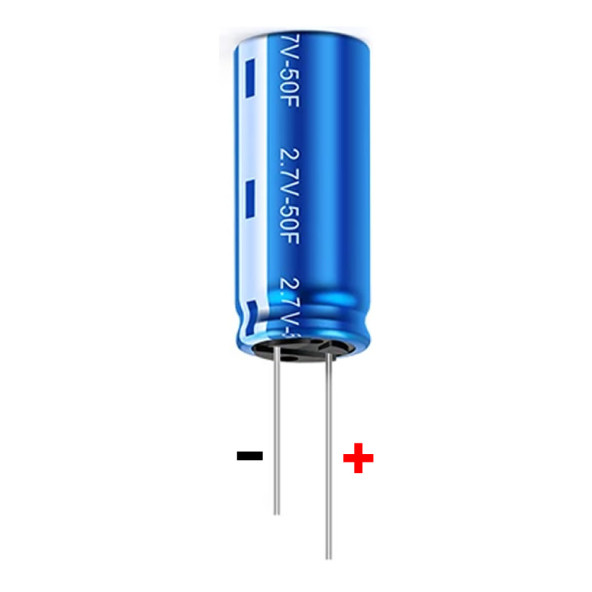 50F 2.7V Süpercap 10x25mm DIP Süper Kapasitör Enerji Depolama Güneş Rüzgar Akü Batarya Güç - 6