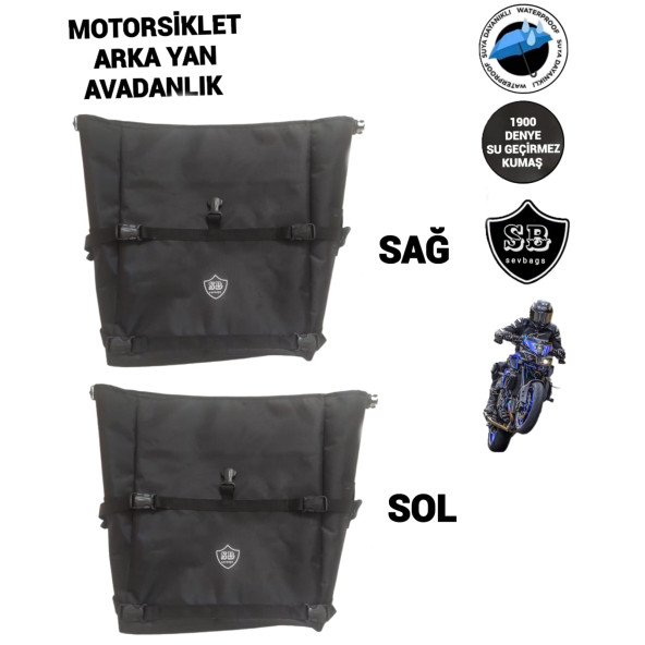 MOTORSİKLET ARKA YAN AVADANLIK ÇANTALARI