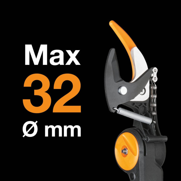 Fiskars Upx86 115012 Teleskopik Yüksek Dal Budama Makası - 3