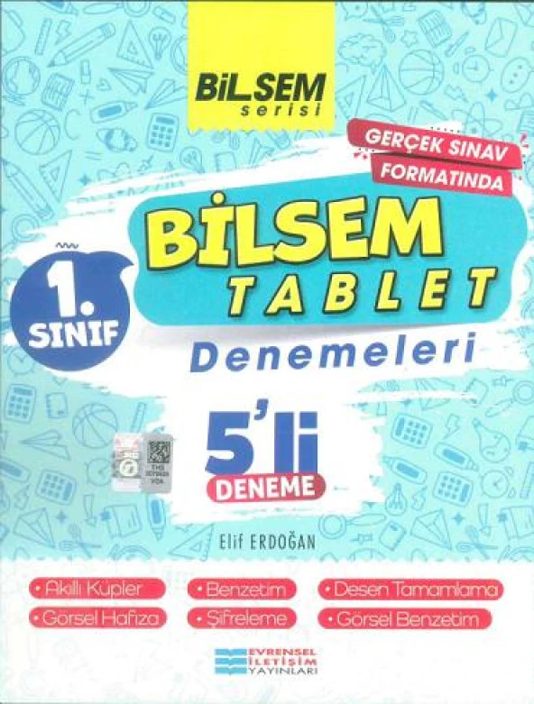 1.Sınıf Bilsem Tablet 5 li Deneme Evrensel İletişim Yayınları