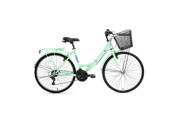 Bisan Lotus 24 Jant 21 Vites SEPETLİ Şehir Tur Bisikleti 2025