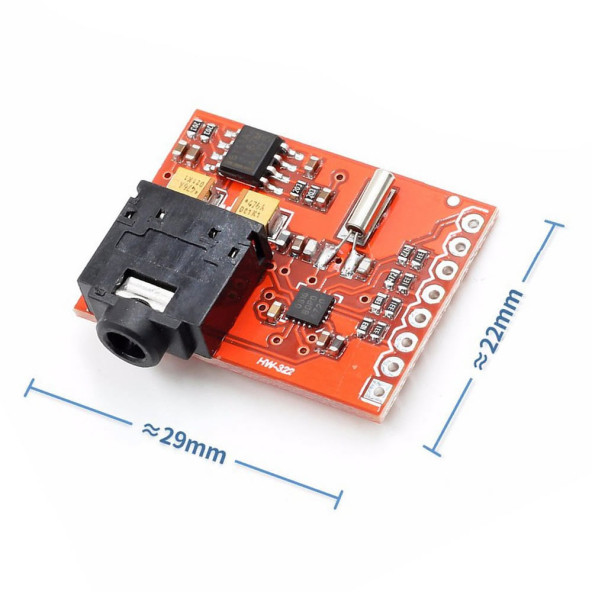 SI4703 FM Stereo Radyo Alıcı Modülü I2C Dijital Programlanabilir Düşük Güç 76Mhz-108Mhz 3.5mm