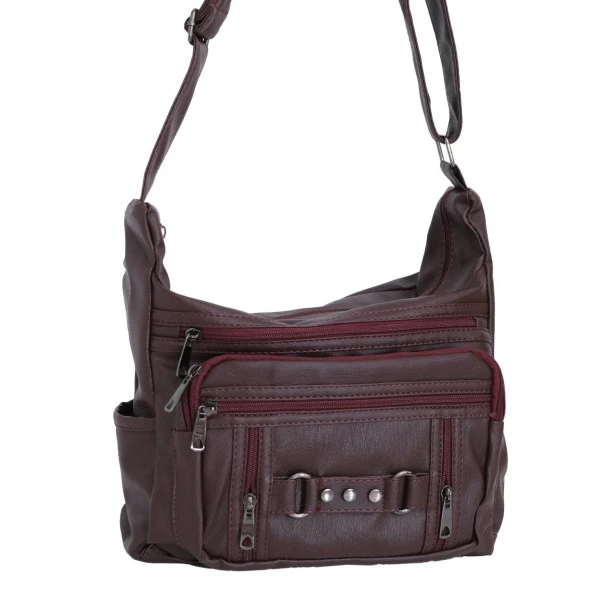 Yeni Sezon Bayan Çapraz Omuz Askılı Yıkama Deri