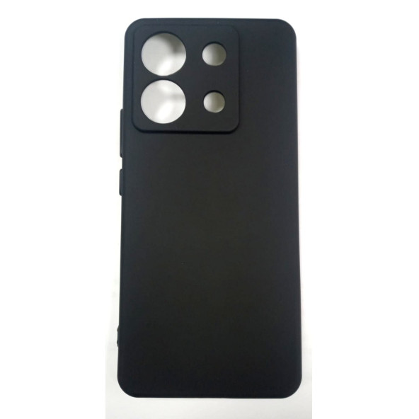 Xiaomi Redmi Note 13 Uyumlu Ruber Case Yumuşak Slikon Kılıf Siyah - 1