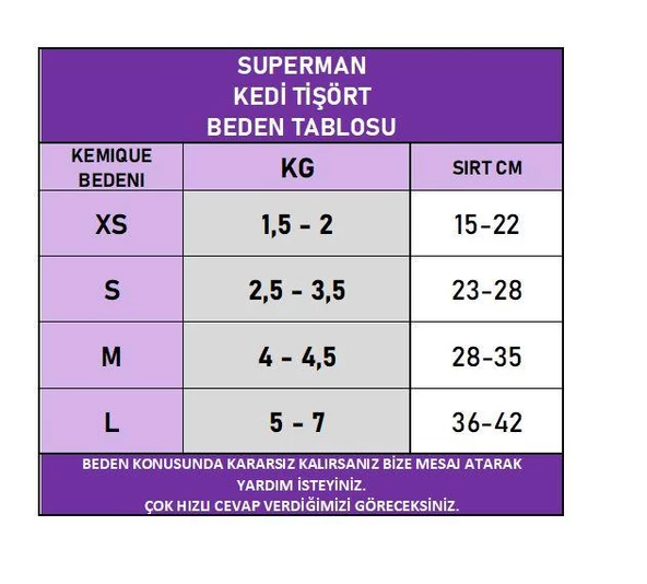 Mavi Superman Kedi Tişörtü Kedi Kıyafeti Kedi Elbisesi - 4