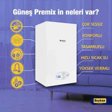 Baykan Güneş Premix 25 Kw 21.500 Kcal/h Premix Yoğuşmalı Kombi - 3