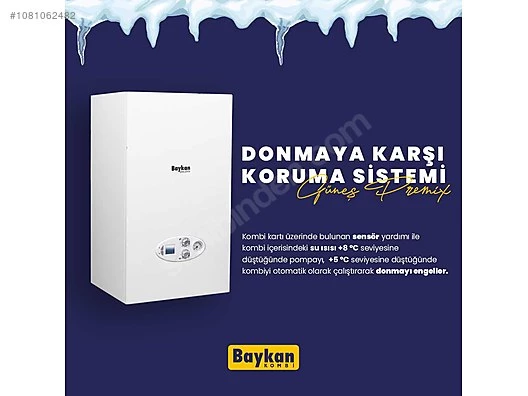 Baykan Güneş Premix 25 Kw 21.500 Kcal/h Premix Yoğuşmalı Kombi - 4